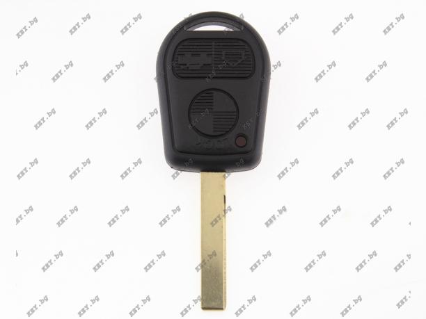 Празна кутийка KEY за авто ключ за БМВ с 3 бутона, перо BM-6P от key.bg